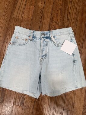 Pistols Andie High Rise Vintage Cut off Shorts Size 24 NWT